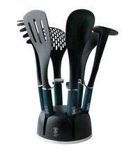 Köögiriistade komplekt Berlinger Haus BH-6245 Aquamarine, 7 tk, sinine/must