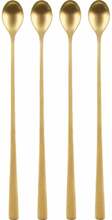 Pikkade lusikate komplekt Maku Gold, 26 cm, 4 tk, kuldne