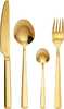 Söögiriistade komplekt Ambition Prato Gold, 24-osaline, kuldne