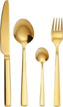 Söögiriistade komplekt Ambition Prato Gold, 24-osaline, kuldne