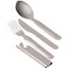 Matka söögiriistade komplekt Easy Camp Travel Cutlery Deluxe, 4 tk, hall