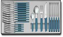 Söögiriistade komplekt Victorinox Swiss Modern, 24 tk, sinine