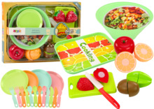 Lõikamisnõude ja toidukomplekt LeanToys, mitmevärviline, 25 tk