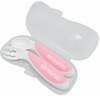 Õppetoitlustuskomplekt Edisonmama PEACH KJ276, alates 9 kuud, valge/roosa