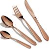 Söögiriistade komplekt Berlinger Haus Mirror Rose Gold, 24 tk, kuldne/roosa
