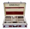 Söögiriistade komplekt Kinghoff KH-3565, 72 tk, hõbe