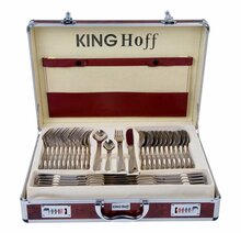 Söögiriistade komplekt Kinghoff KH-3565, 72 tk, hõbe