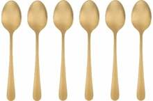 Teelusikate komplekt Maku Champagne Gold, 6 tk