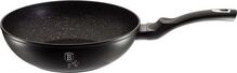 Wok-pann Berlinger Haus Wok BH-1848, 28 cm, must/hõbe