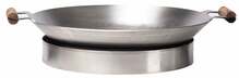 Wok-pann GrillSymbol Wok-Solution, 45 cm, roostevaba teras, hõbe