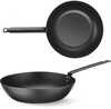 Wok-pann Hendi, 304 mm, süsinikteras