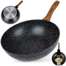 Wokpann Nava Nature Wok, 28 cm, alumiinium