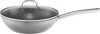 Wok-pann Ambition Bubble, 28 cm, alumiinium/teras/klaas