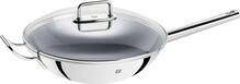 Wok-pann Zwilling Plus 40992-032-0, 32 cm, must/hall, roostevaba teras, keraamiline kate