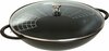 Wokpann Staub, 37 cm, must, malm, kaanega