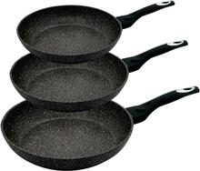 Pannide komplekt Klausberg KB-7290, 20/24/28 cm, marmorist kate