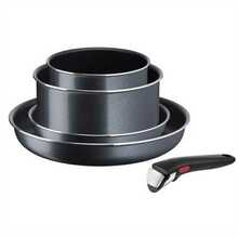 Praepannikomplekt Tefal Ingenio XL Force L1589502, 16/20/22/28 cm, must