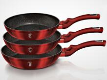 Pannikomplekt Berlinger Haus BH-1288-NF, 20/24/28 cm, burgundi