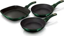 Pannide komplekt Berlinger Haus BH-6167, Emerald, 3 osa