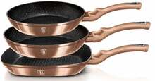 Pannide komplekt Berlinger Haus BH-1279NF Rose Gold Edition, 3 tk