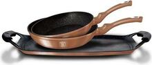 Pannide komplekt Berlinger Haus BH-1669, 26 cm, graniit, 3 tk