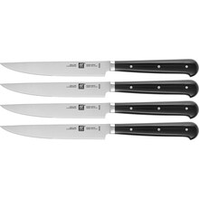 Steiginugade komplekt Zwilling, 39029002-0, 4 tk, 12 cm, must/hõbe