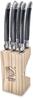 Steiginoad Style De Vie Laguiole Premium Line, 6 tk, must