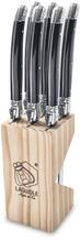 Steiginoad Style De Vie Laguiole Premium Line, 6 tk, must