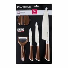 Nugade komplekt Ambition Pure Line, 5 tk, pruun