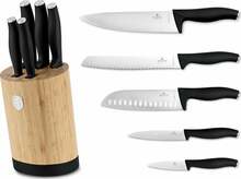 Nugade komplekt Berlinger Haus, Matte Black, 6 tk