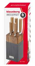 Köögi noakomplekt Klausberg KB-7983, 6 tk, akaatsiapuu