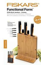 Nugade komplekt Fiskars Functional Form 1057552, 5 tk