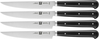 Steiginoanoade komplekt Zwilling Steak-Set 39029-000-0, 12 cm, 4 tk, must