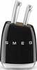 Nugade komplekt koos alusega Smeg 50s Style KBSF02BL, must, 6 tk