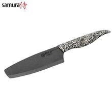 Keraamiline nakiri nuga Samura Inca, 16,5 cm, must