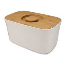 Leivakast Joseph Joseph 81097, valge, puidust kaas