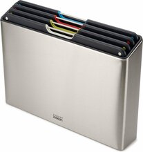 Lõikelaudade komplekt Joseph Joseph Folio Steel, hele hõbe, 4 tk