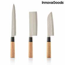Jaapani nugade komplekt InnovaGoods Damas·Q V0103200, 3 tk, professionaalse kandekotiga