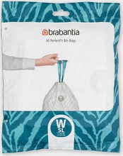 Prügikotid Brabantia PerfectFit, 5 L, 40 tk