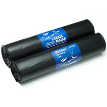 Prügikotid Labais Maiss, 350 L, 50 mikr., 120x140 cm, must, 5 tk