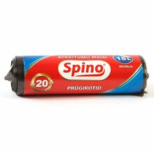 Prügikotid Multipack Spino, 15 L, must, 20 tk