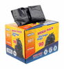 Prügikotid Plasta Mega Pack, 25 mikr., 60 L, mustad, 80 tk