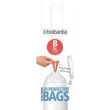 Prügikotid Brabantia, 5 L, 20 tk