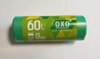 Prügikotid Sortex, 60 L, rohelised, 13 mkr, HDPE, 25 tk
