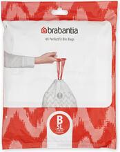 Prügikotid Brabantia PerfectFit B, 5 L, 40 tk