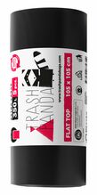 Prügikotid Plasta, 350 L, 60 mkr, must, 5 tk