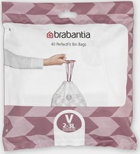 Prügikotid Brabantia PerfectFit V, 2-3 L, 40 tk