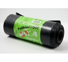 Prügikotid Plasta Professional, 160 L, 40 mkr, LDPE, 10 tk