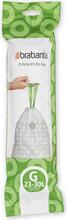 Prügikotid Brabantia PerfectFit, suurus G, 23-30 L, 10 tk