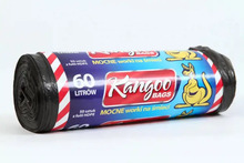 Prügikotid Kangoo, 60 L, 8 mikr., must, 50 tk